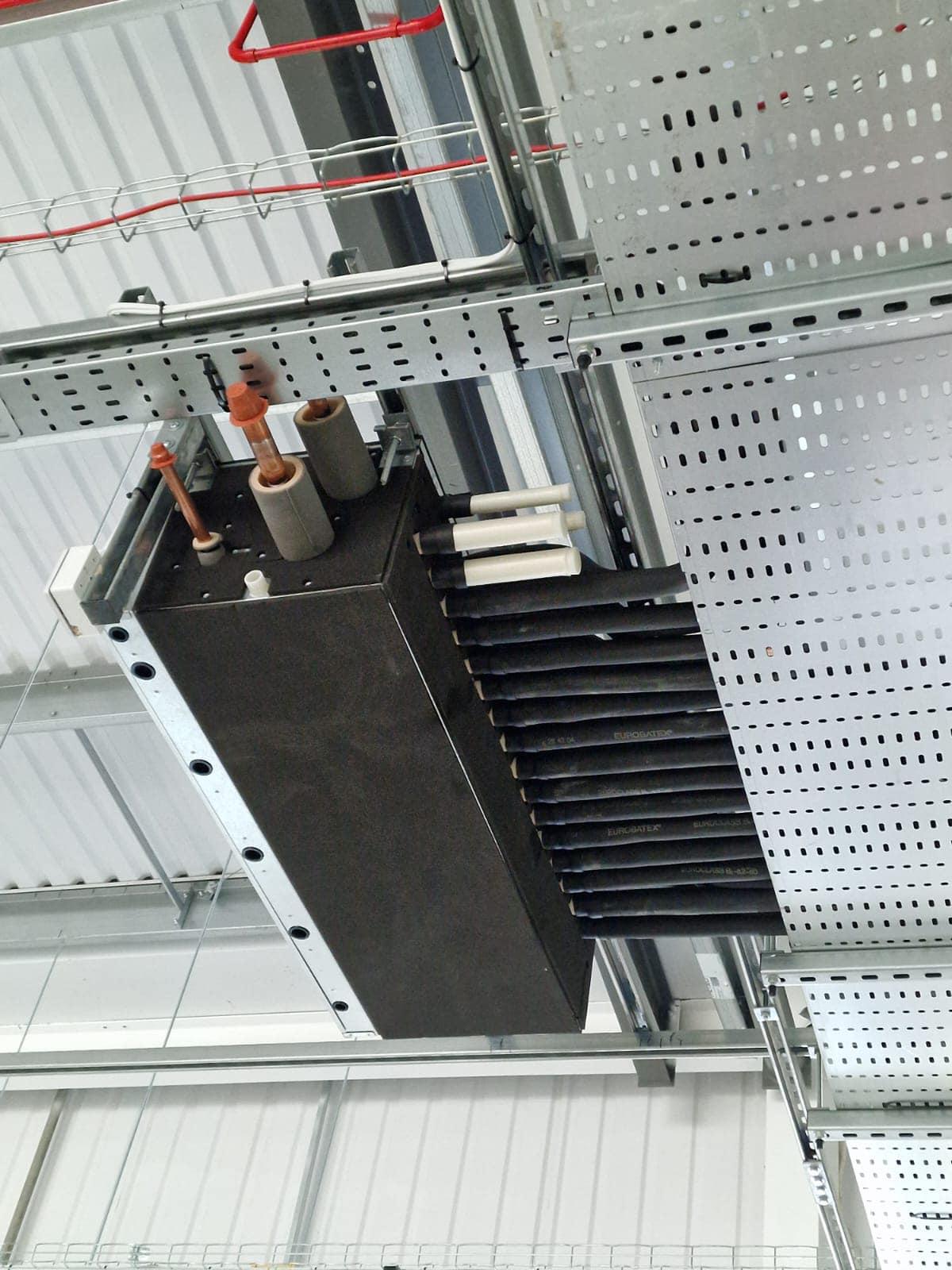 Commercial air conditioning being installed in a warehouse in kettering